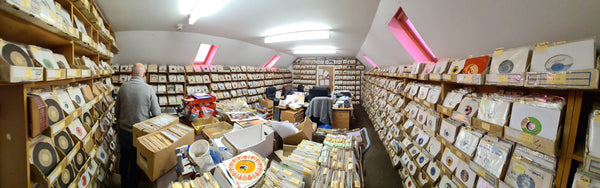 A look inside just one of John's impressive record rooms.