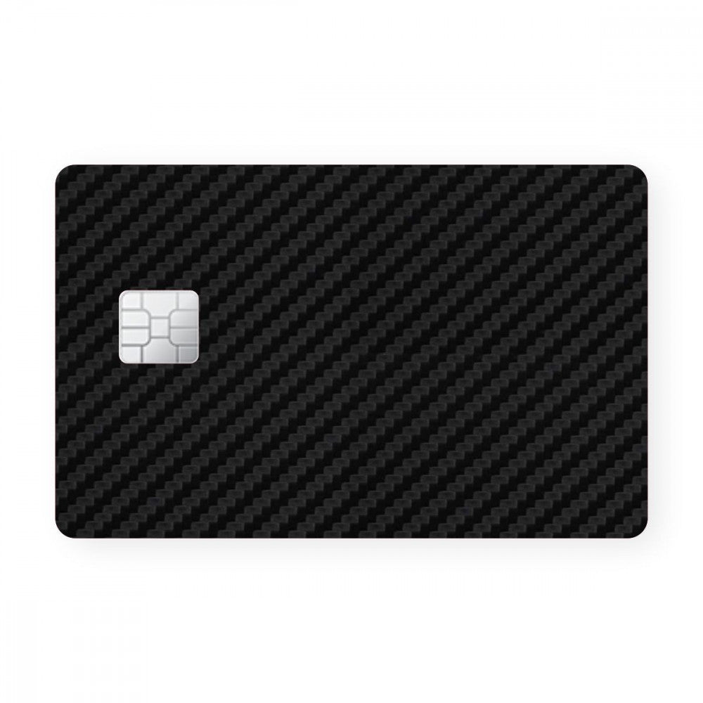 Black Carbon Debit Card Skin Card Skin WrapCart Skins