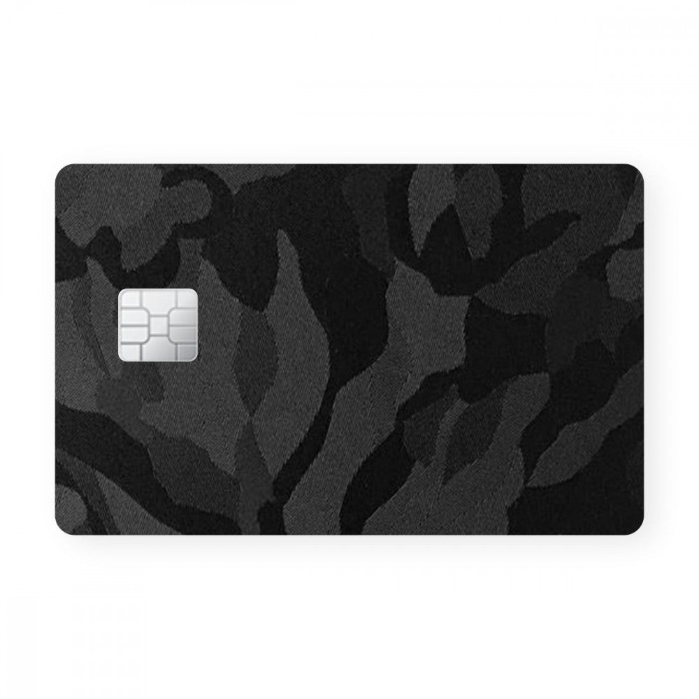 Black Camo Debit Card Skin Card Skin WrapCart Skins