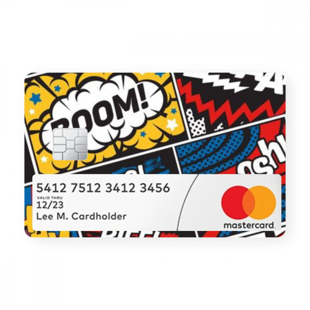 Boom Abstract Debit Card Skin Card Skin WrapCart Skins