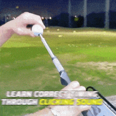 Swingflex retraceable shaft provides instant feedback on your swing tempo and timing