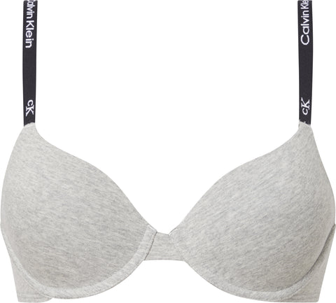 Calvin Klein Lightly Lined Demi Bra In White – Mish