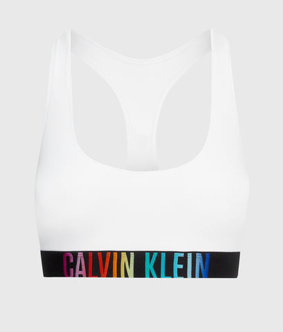 Calvin Klein Lightly Lined Bralette In Grey Heather – Mish