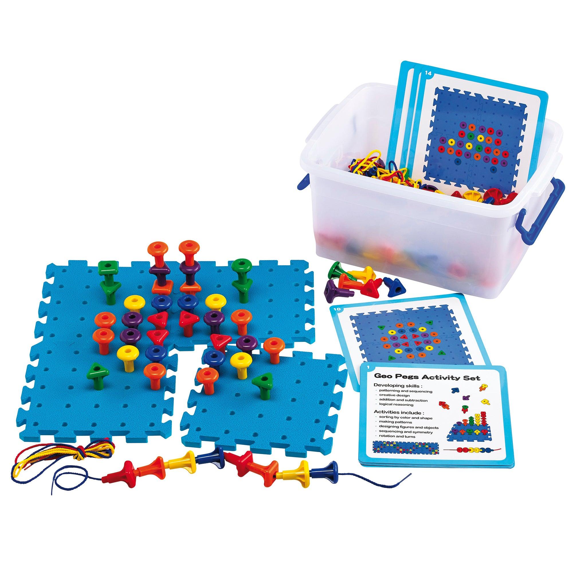 Image of Geo Pegs Activity Set