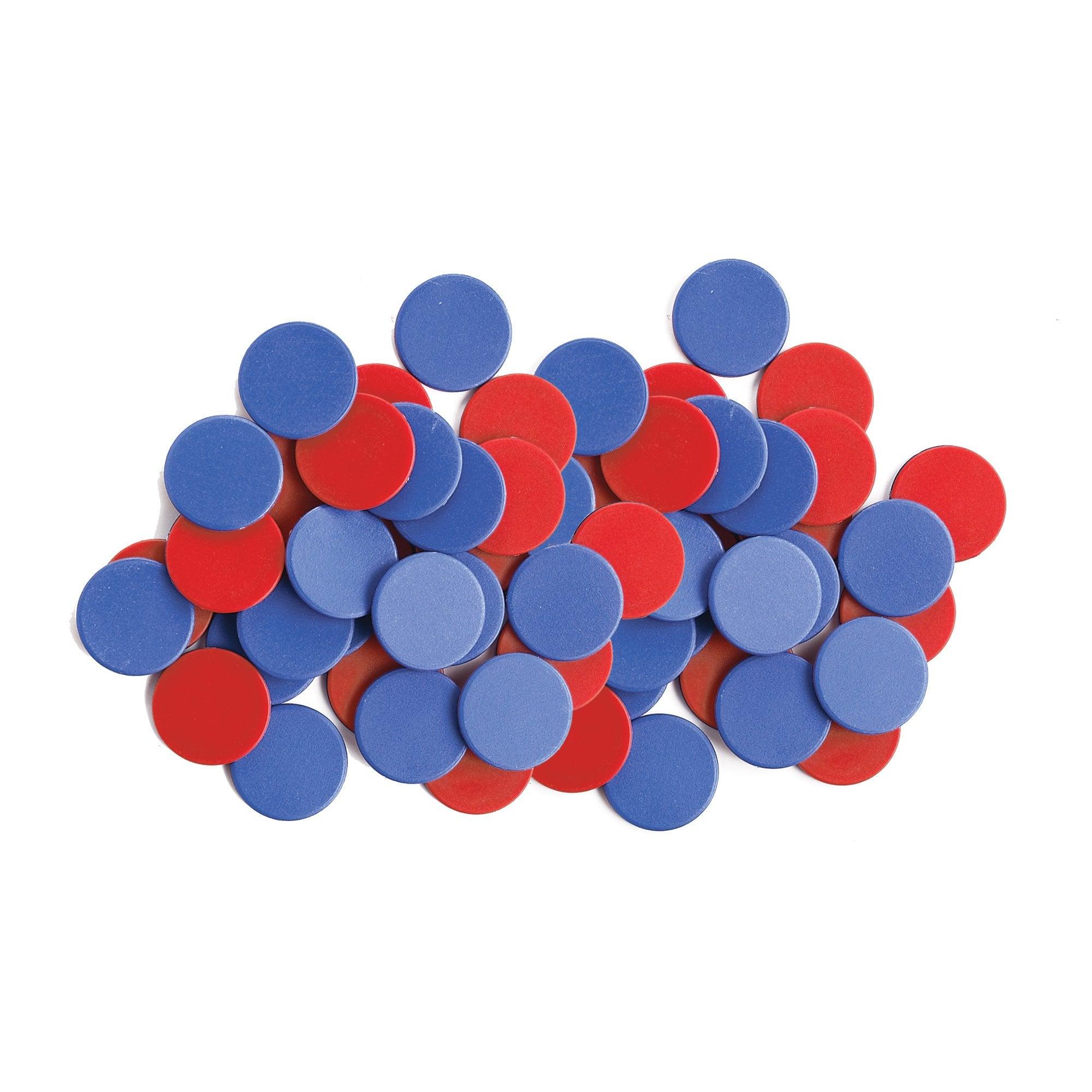 Image of 2-Colour Counters, Red/Blue