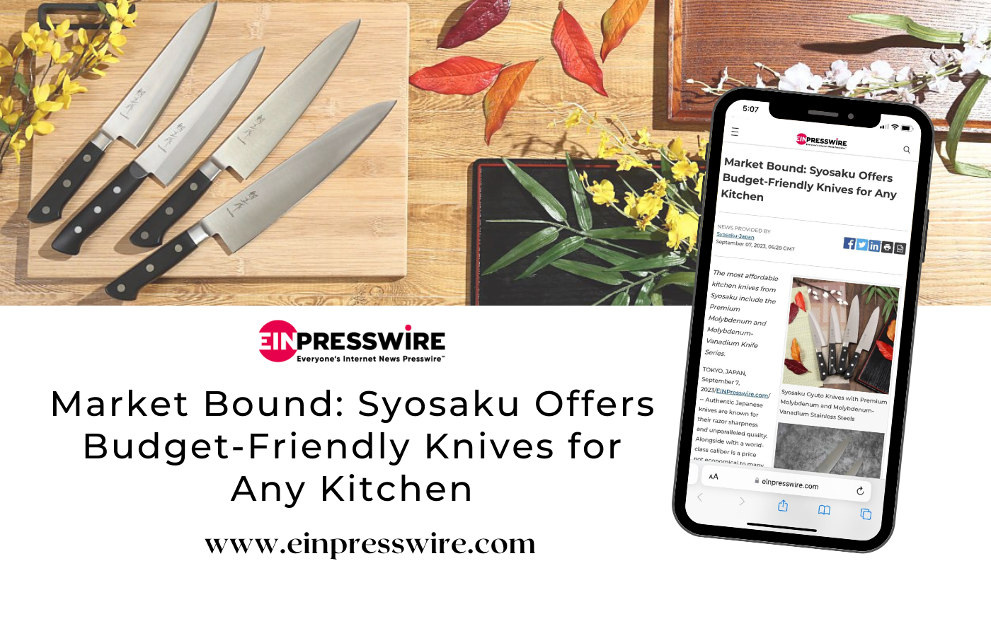 Syosaku offers budget-friendly knive for any kitchen