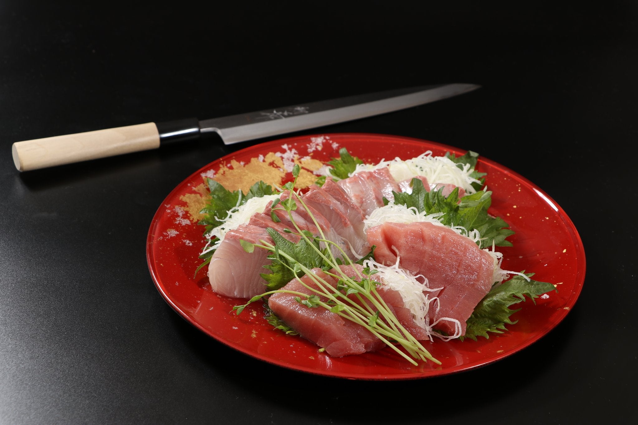 Sashimi Tuna and Kanpachi.jpg__PID:86b4e465-ac33-4bf8-96fa-b6bf241c562d