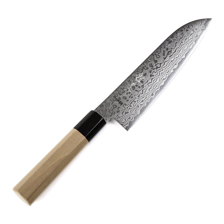 7 Japanese Santoku Knives Damascus Steel | Shogun Series