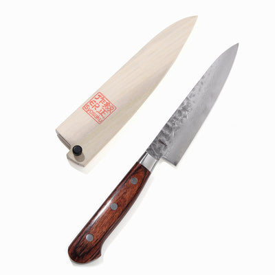 Syosaku Japanese Petty Best Sharp Kitchen Chef Knife Hammered