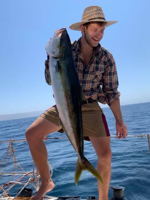 Fishing in Pacific Ocean