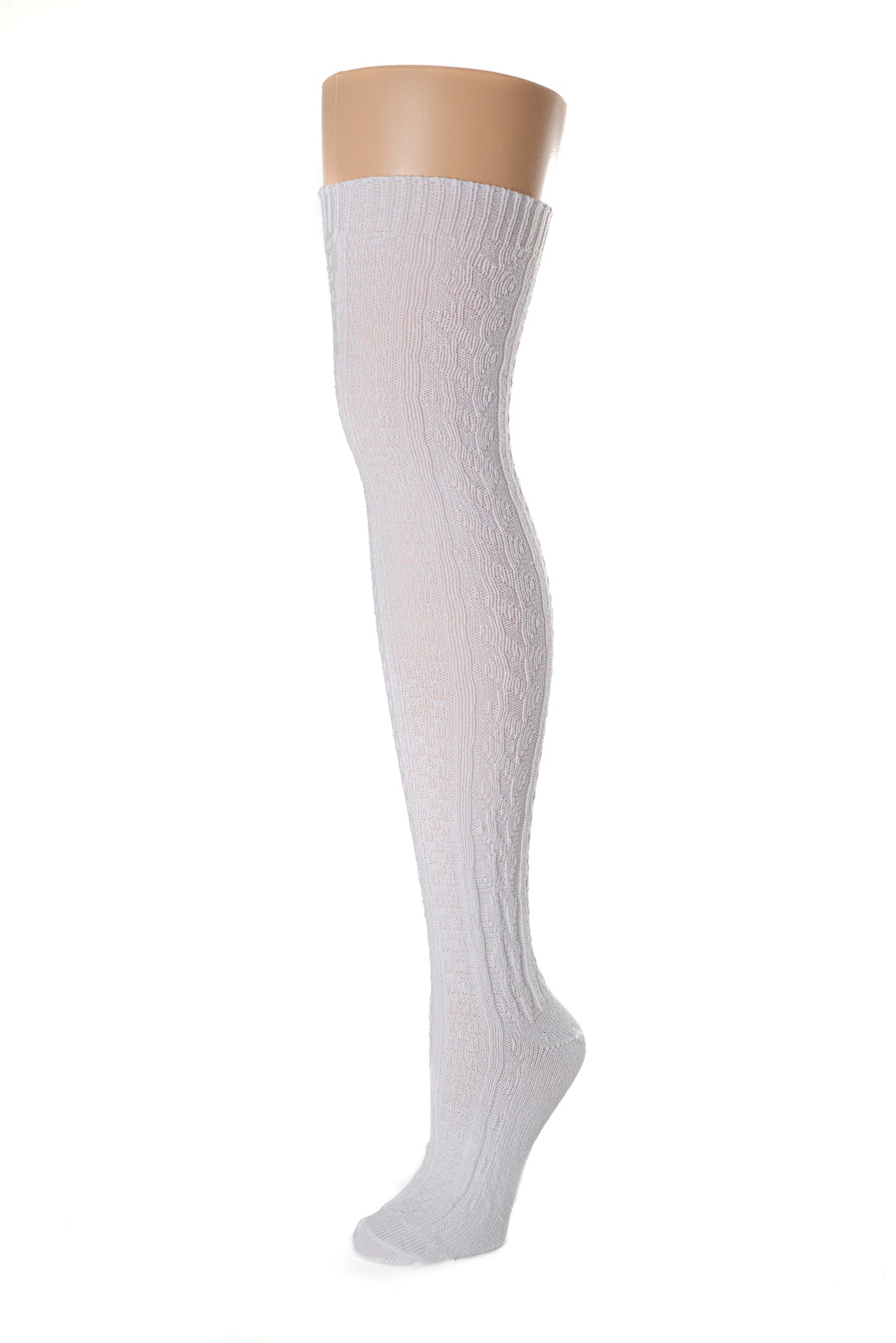 Cabled Cotton Stockings Delp Stockings