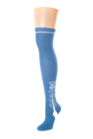 Clocked Cotton Stockings, Crown Style