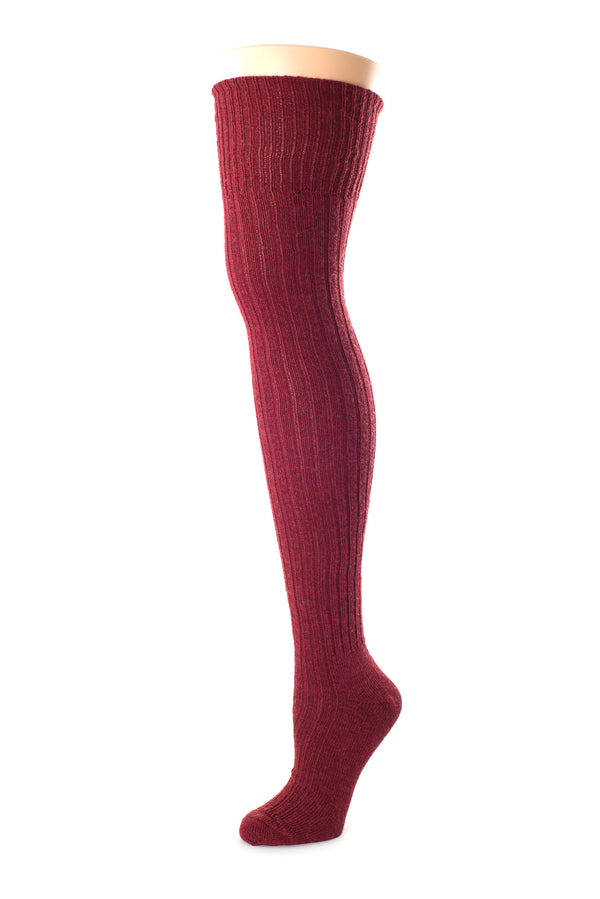 Lightweight Ribbed Wool Stockings | Delp Stockings
