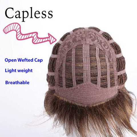 Capless Wig Cap Construction 