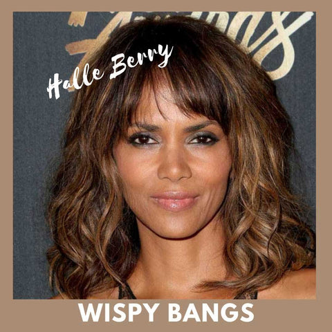 Halle Berry - Wispy Cut Bangs