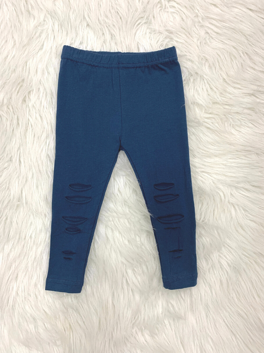 Ripped Leggings for Kids, sizes 6M-12. Ready to ship! Girls outfit
