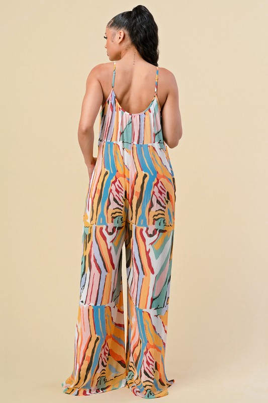 Watercolors Jumpsuit – Taffycat's Boutique