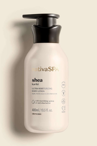 vegan and natural shea body lotion