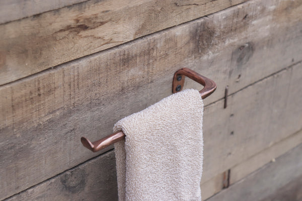 Forged Hand Towel Holder – Pike Lake Forge