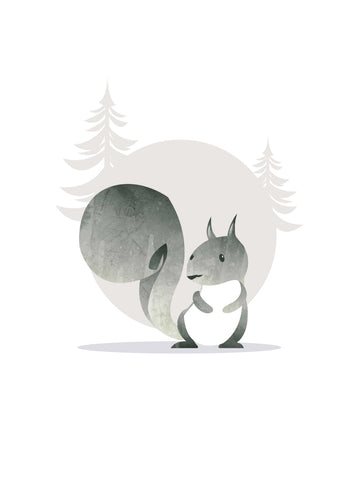 Winterhaven Woods Gray Squirrel Mobile Wallpaper