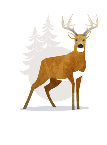 Winterhaven Woods Great Stag Mobile Wallpaper