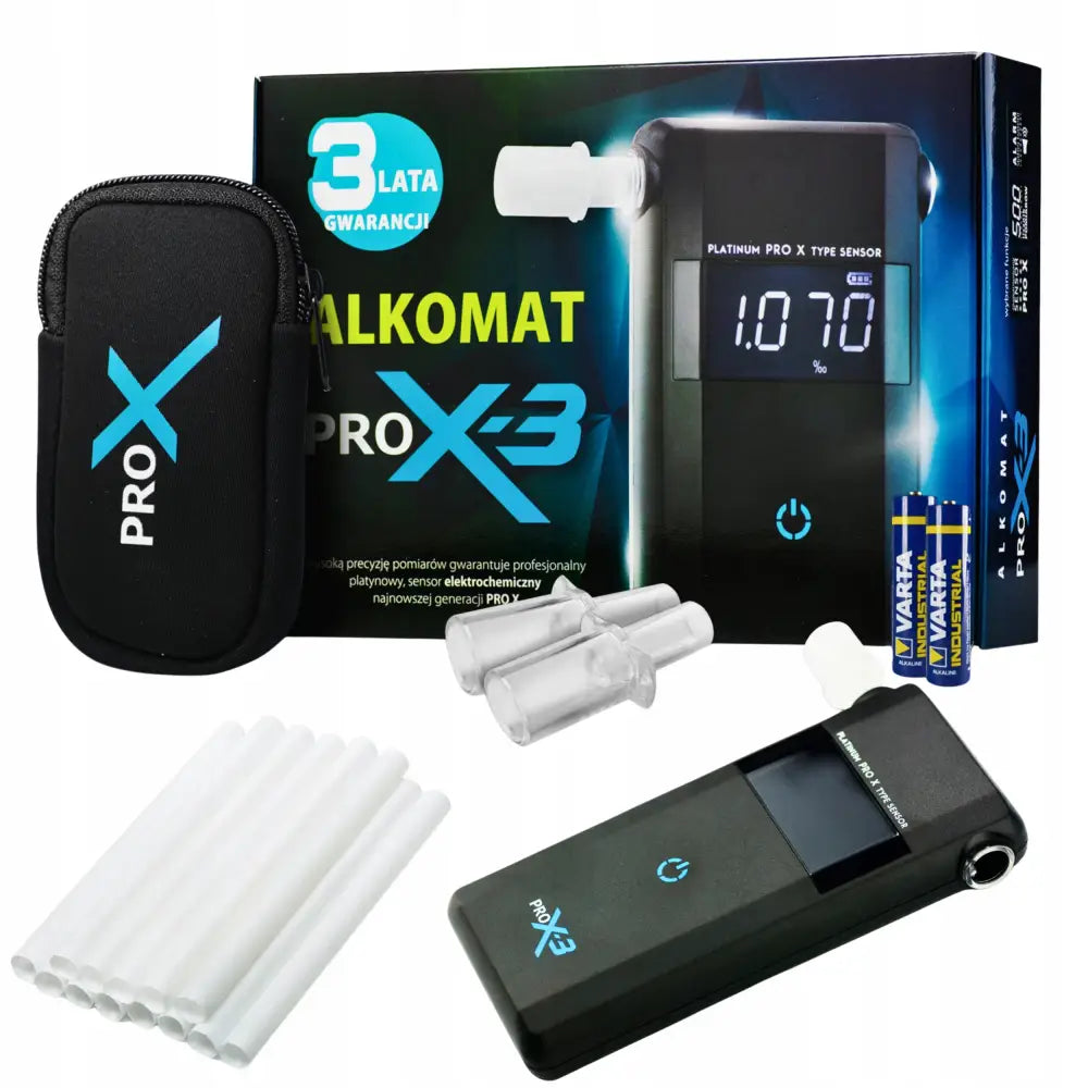 Alkometer Alcofind Pro X-3 + Munnstykker Og Kalibrering Pro X-