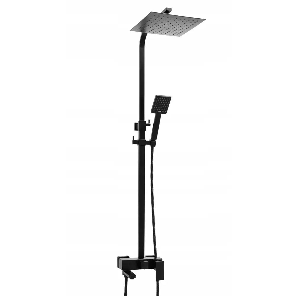 Dusjsett For Veggmontering Yoka Home Cube Svart Bpcube25Blk