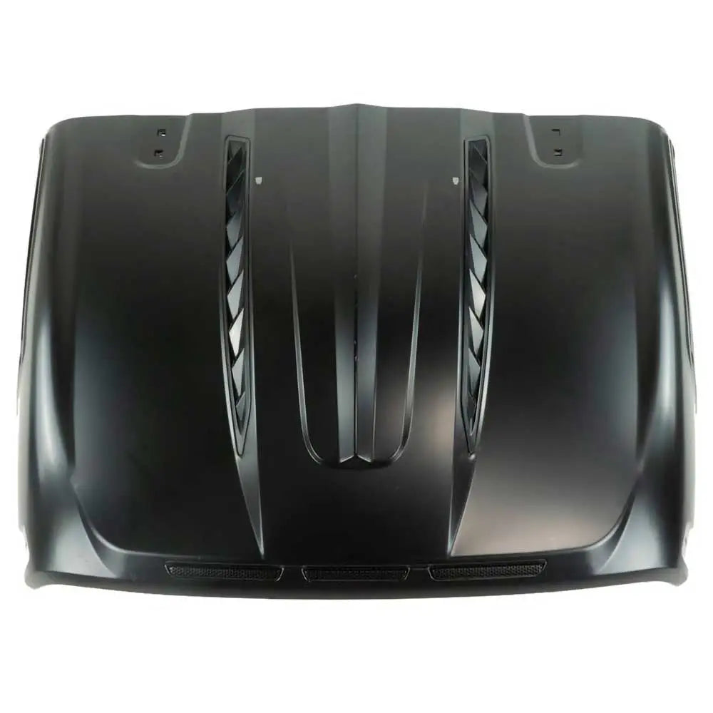 Front Matte Black Steel Mask - Jeep Wrangler JL 2 D 18-