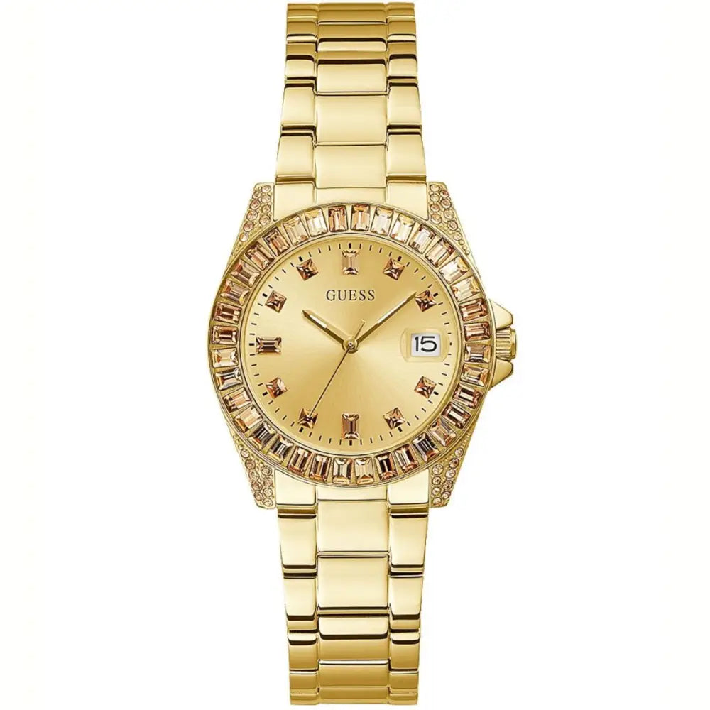 Gullfarget Guess Opaline Klokke GW0475L1