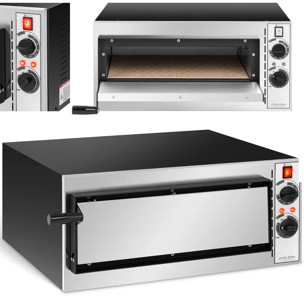 Italiensk 1-Kammer Pizzaovn 32 cm 230 V 1600 W -> Italiensk Enkeltkammer Pizzaovn 32 cm 230 V 1600 W