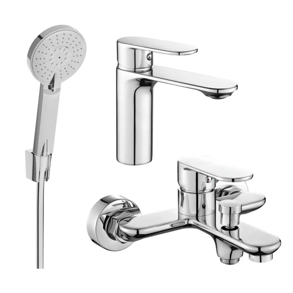 Mexen Milo R40 badekarsett, krom - 71303R40