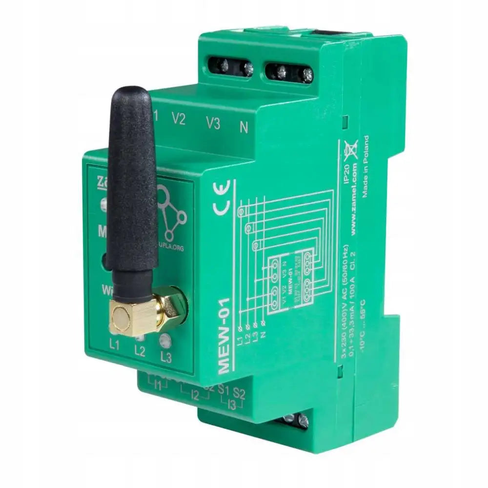 Wi-Fi Elektrisk Energi Monitor MEW-01 3F+N
