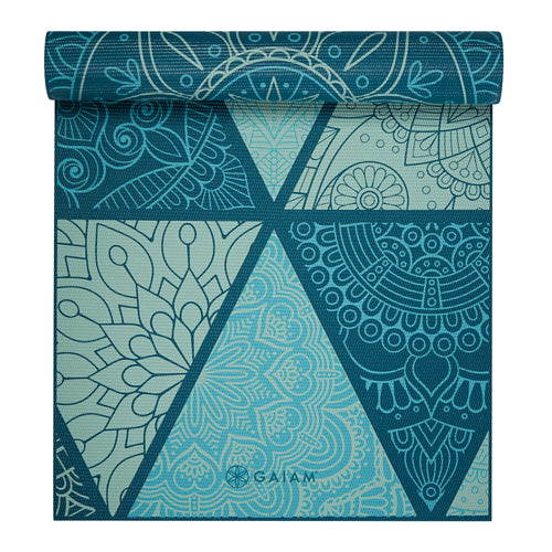 Gaiam Tri-Colour Yoga Block - Sports Fans and Athletes - Forest