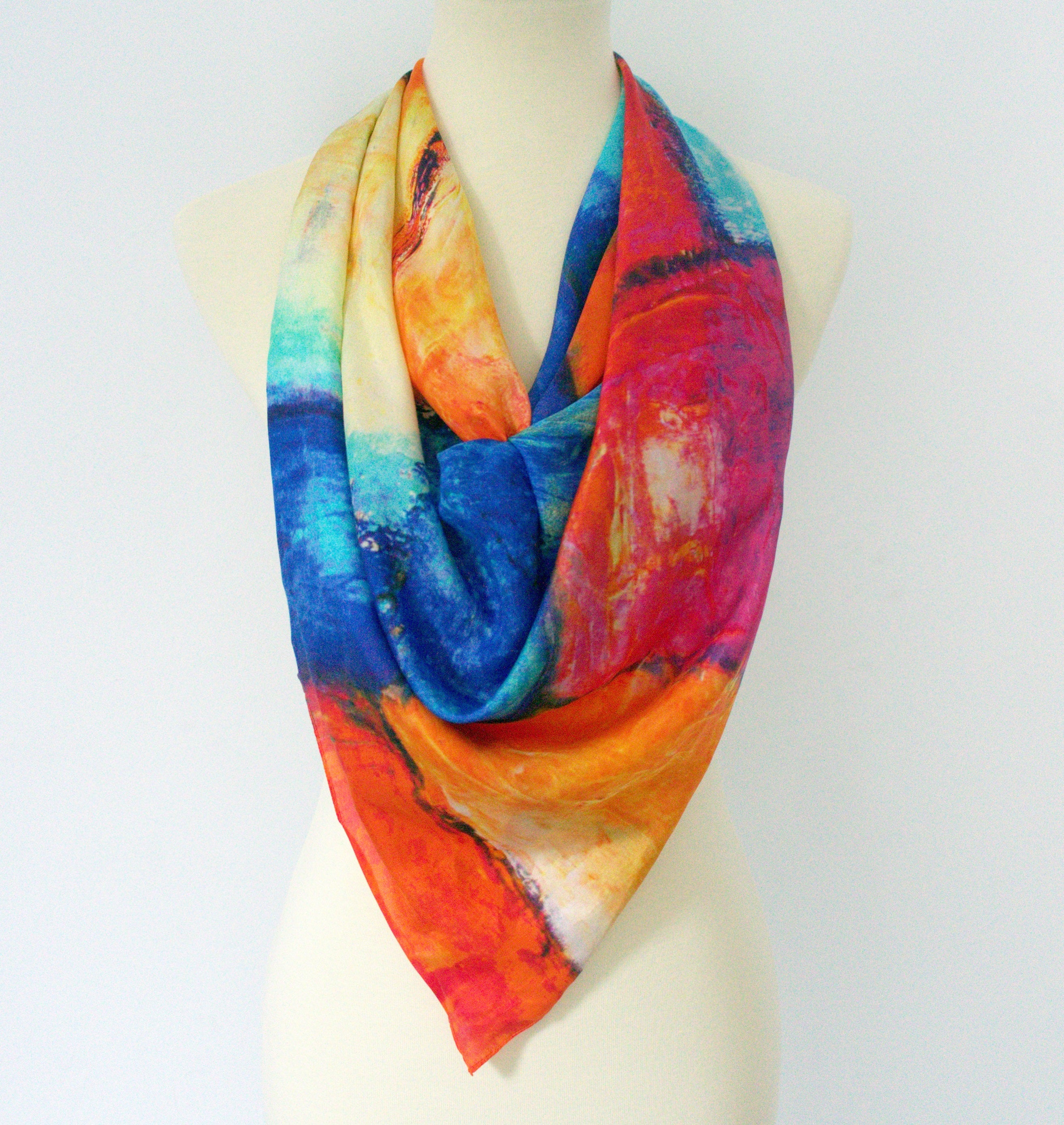 colorful scarf