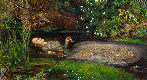 Ophelia, John Everett Millais 1851-1852