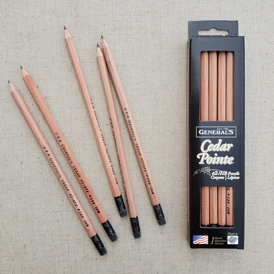 General's Pencils ~ Semi-Hex Graphite Drawing Pencils 4/Pkg ~ HB, 2B, 4B,  and 6B