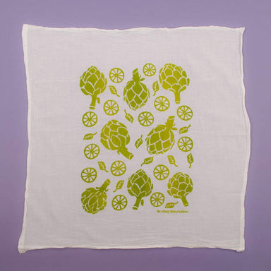 Kei & Molly Textiles Flour Sack Dish Towel: Queen Anne's Lace