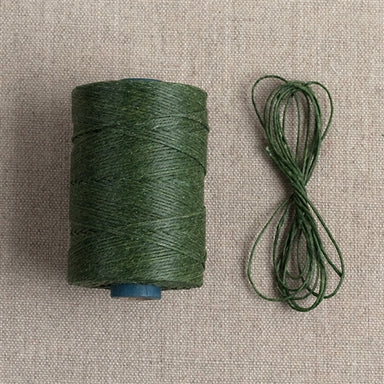 Waxed Linen Thread- Royal Blue — Two Hands Paperie