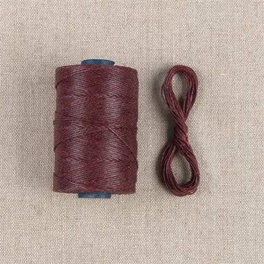 White - somac linen waxed thread