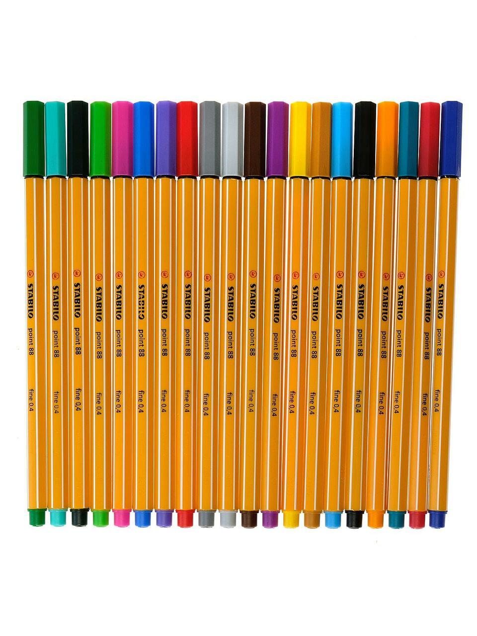 vereist zuurgraad kamp STABILO Point 88 Fineliner Pens- Case of 20 Colors — Two Hands Paperie