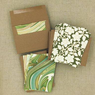 Arts & Crafts Block Prints Notecard Set by William Rice — Two Hands Paperie