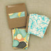 Two Hands Made Recycled Cotton Stationery- Package of 8- Light Blue