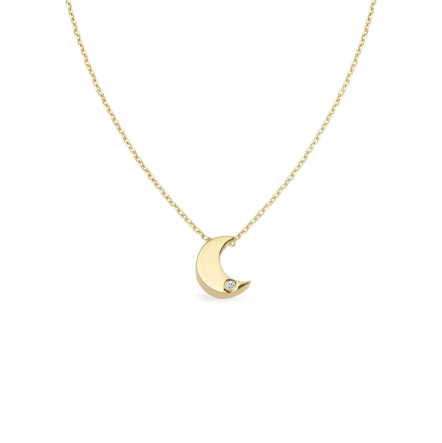 COLIER AUR 14K LUNA