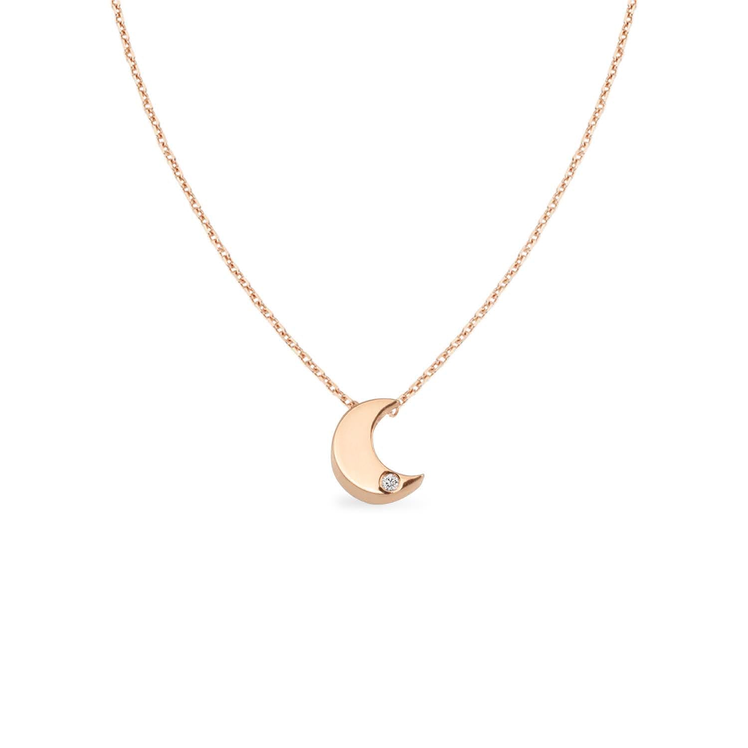 COLIER AUR 14K LUNA