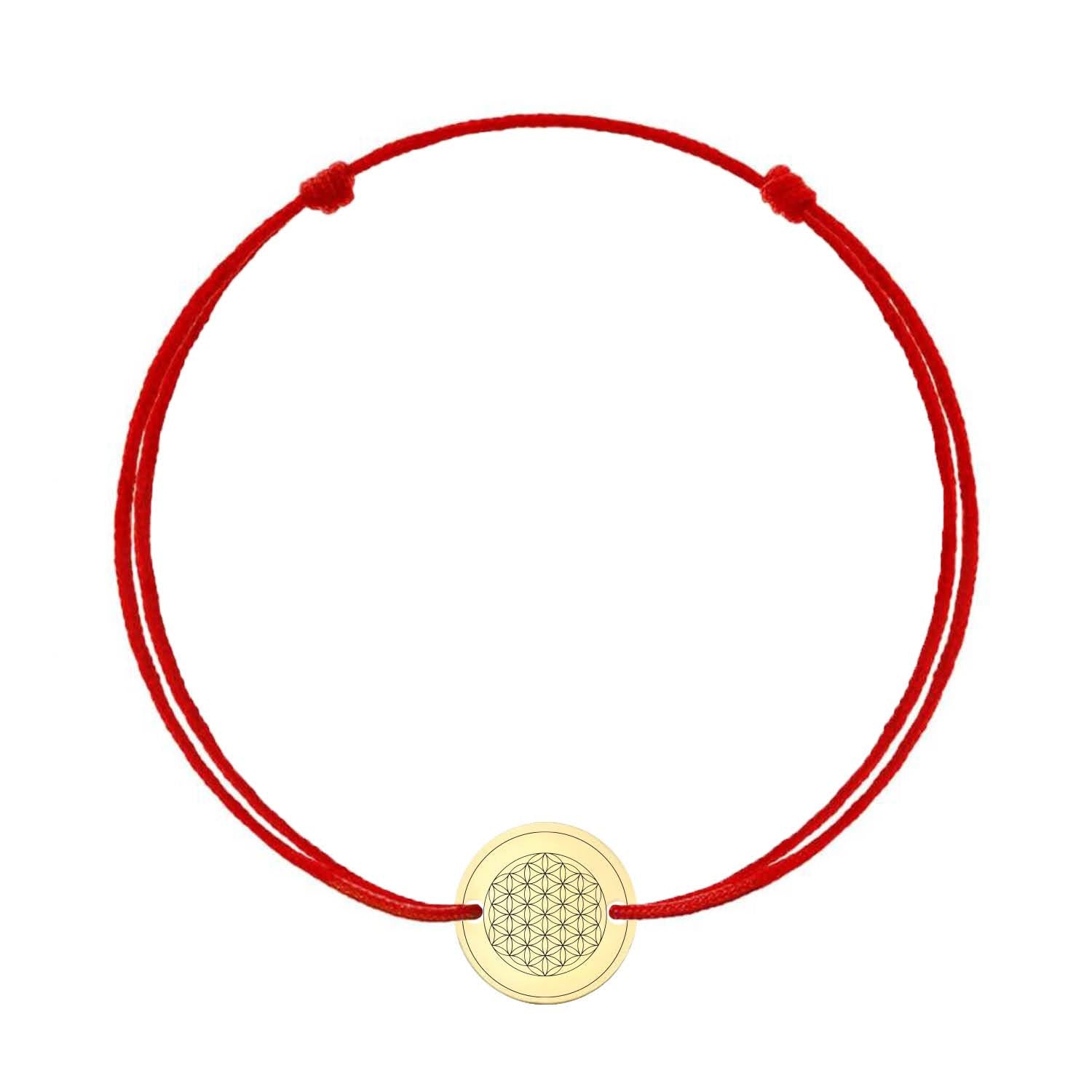 Bratara Martisor - Floarea vietii - Aur Roz 14K