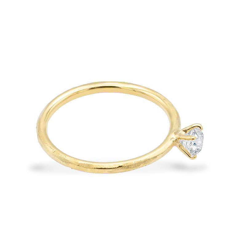 Inel de logodna din Aur cu diamant de 0.25 ct - Model 03