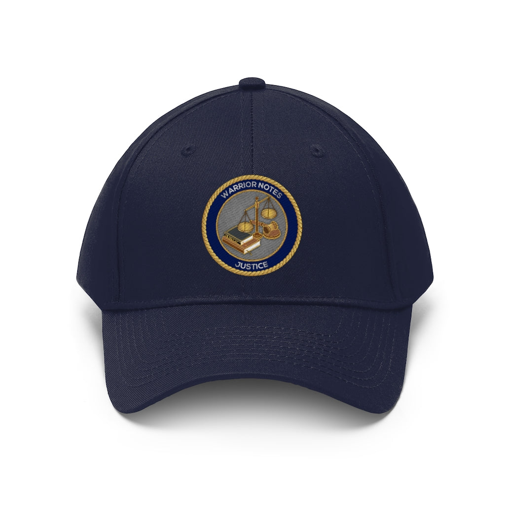 Warrior Notes: Justice  -Twill Hat