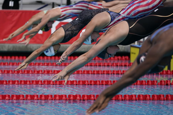 Olympic swimming trials