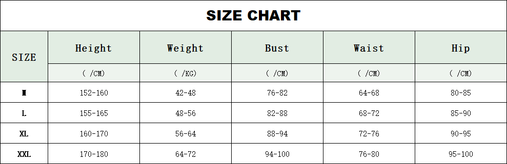 upopby surfing swimsuit size guide