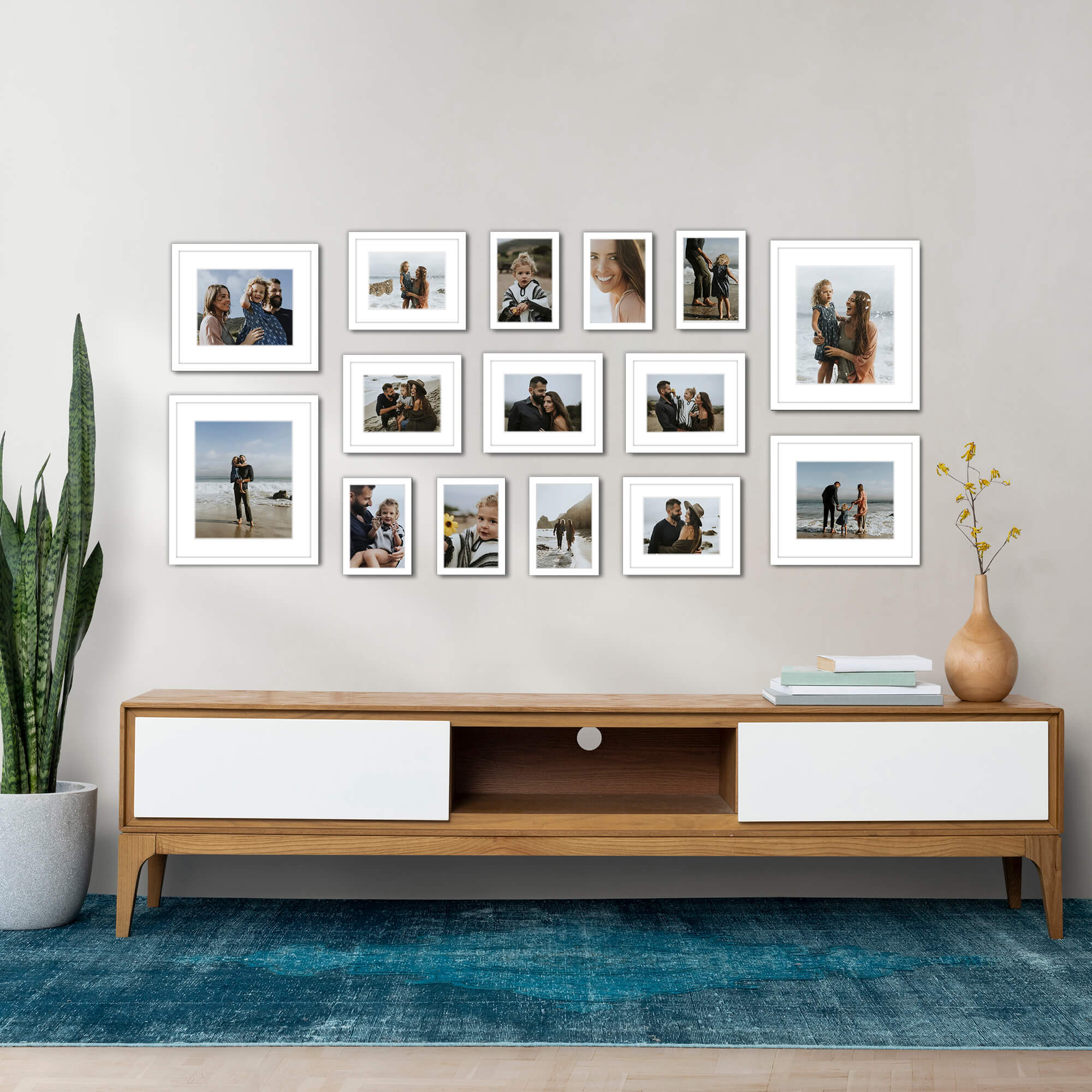 Gallery Wall Frame Set Photo Frame Set of 6 Square Picture -  Israel